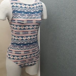 90s pattern bodysuit